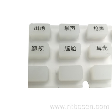 Customized Live Broadcast Silicone Keypad